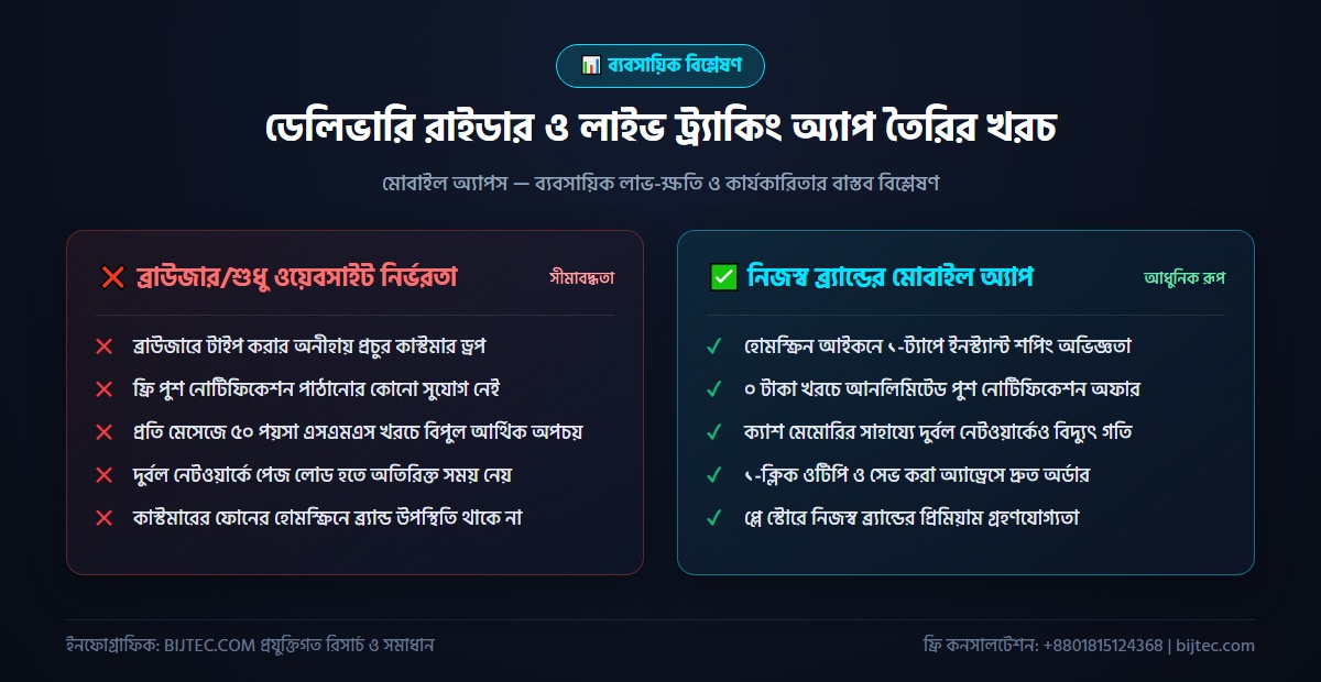 রাইডার ট্র্যাকিং অ্যাপ তৈরির খরচ - বাস্তবায়ন ও ফলাফল বিশ্লেষণ