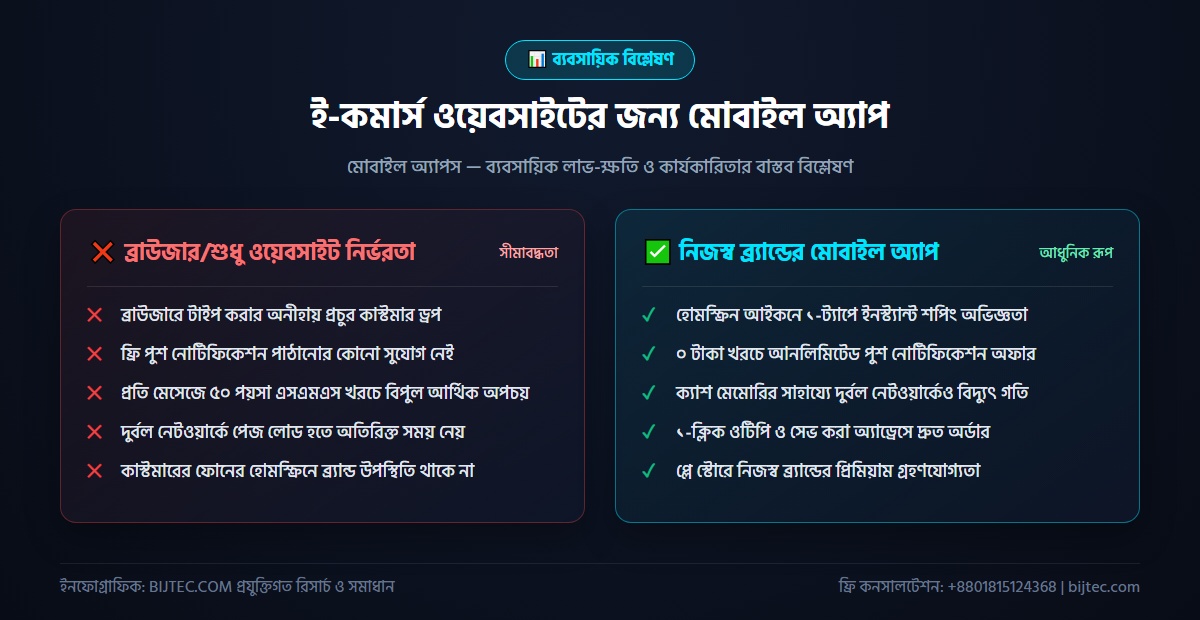 ই-কমার্স মোবাইল অ্যাপ - বাস্তবায়ন ও ফলাফল বিশ্লেষণ